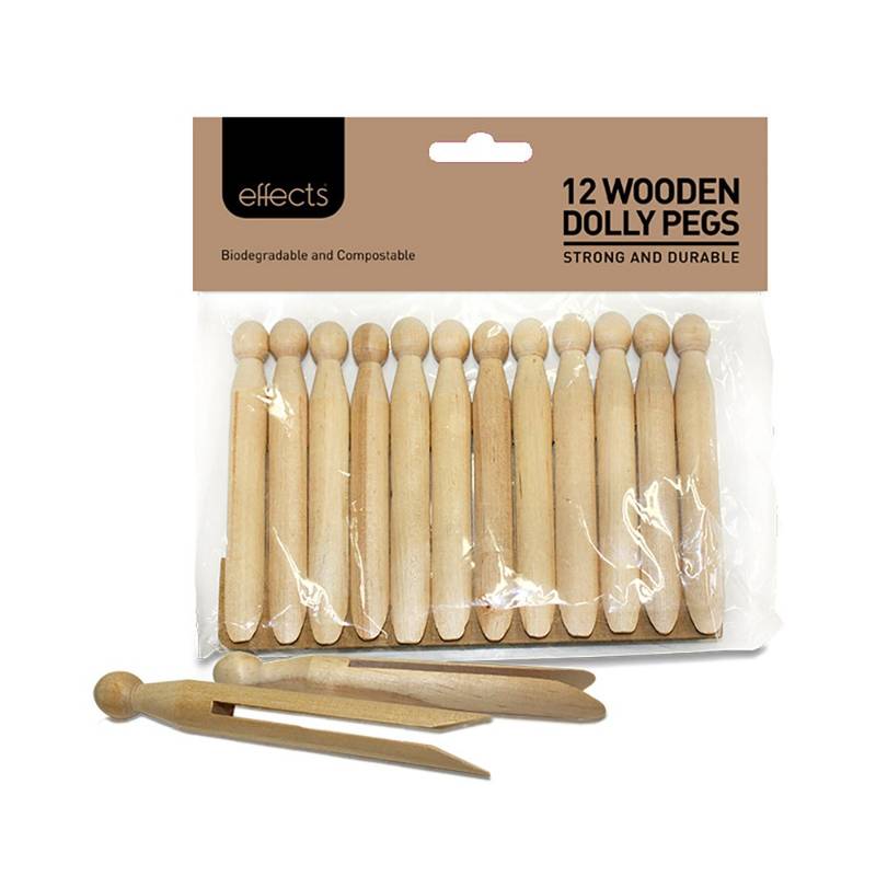 Effects Eco Wooden Peg 12pk